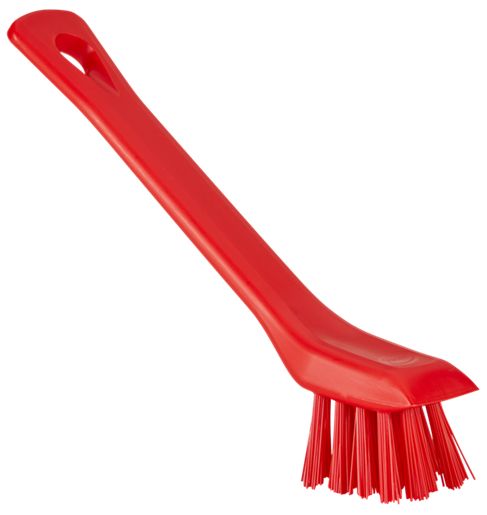 Vikan Red Scrub Brush, 20 mm bristle length, Polybutylene Terephthalate bristle material