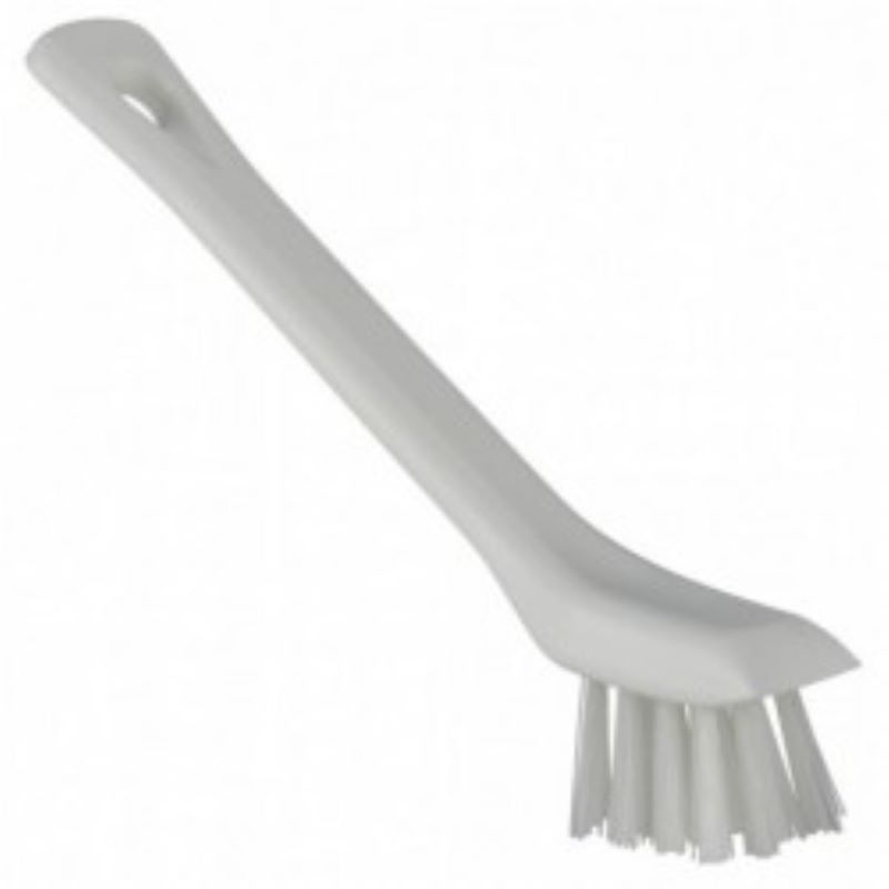Vikan White Hand Brush, 150 mm bristle length, Polyester bristle material