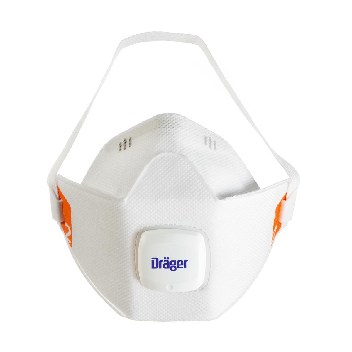 DRAEGER X-plore 1920 Series Disposable Respirator Valved, FFP2 10 Per Pack per Package Moulded