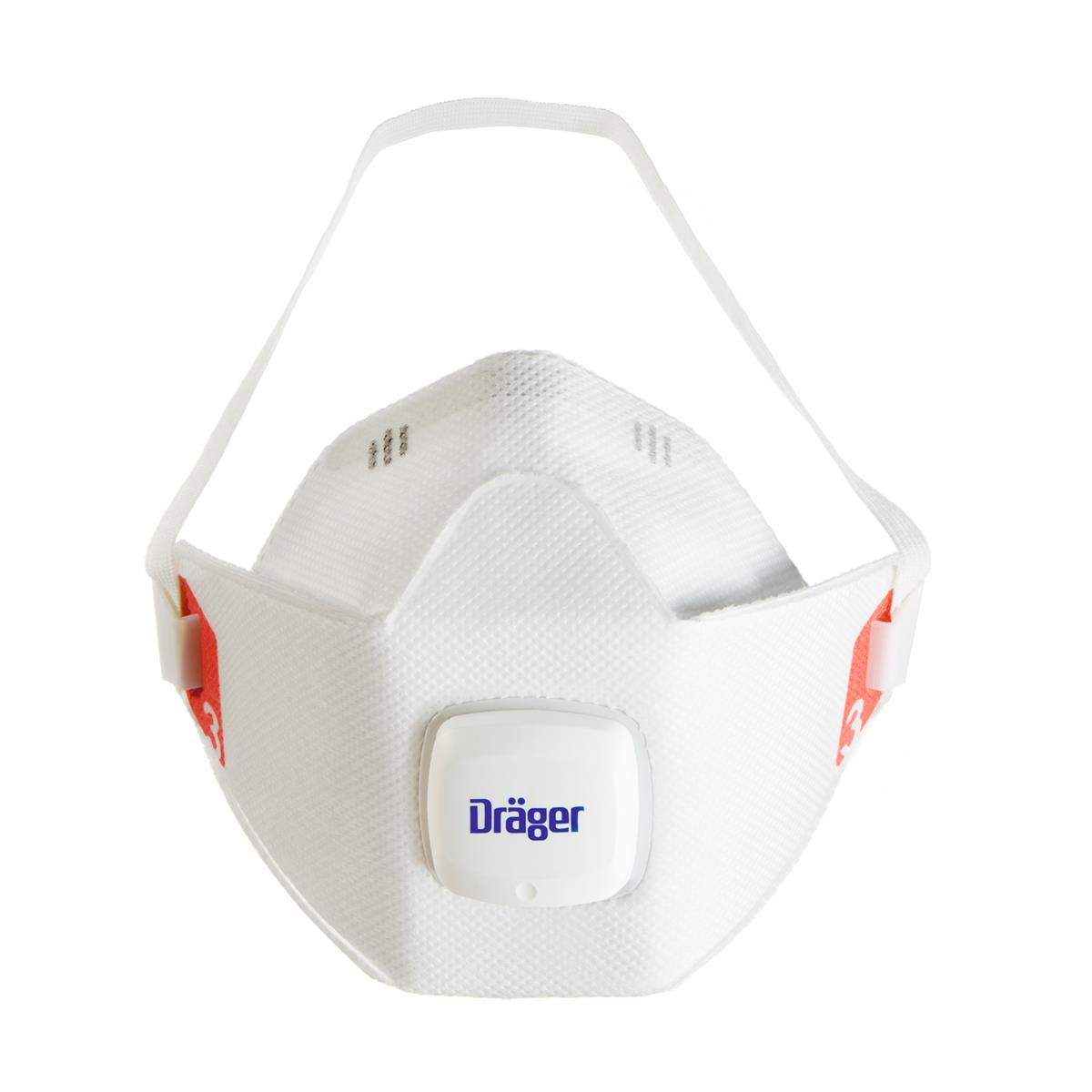 DRAEGER X-plore 1930 Series Disposable Respirator Valved, FFP3 10 Per Pack per Package