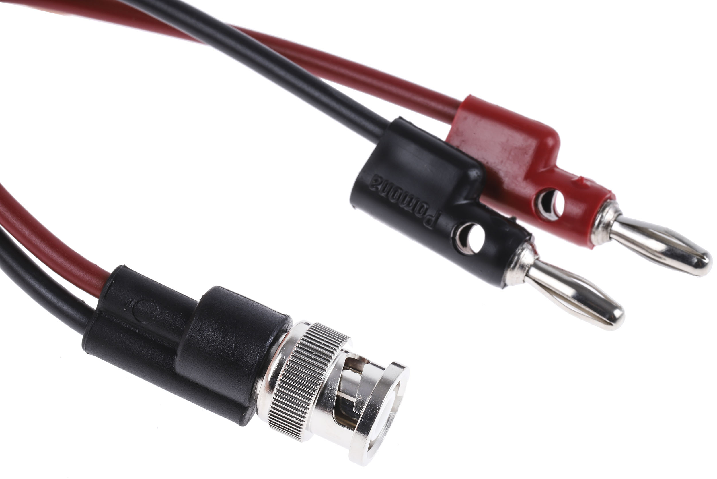 Pomona BNC Test Lead, 500V ac, Black, Red, 140 mm Lead Length