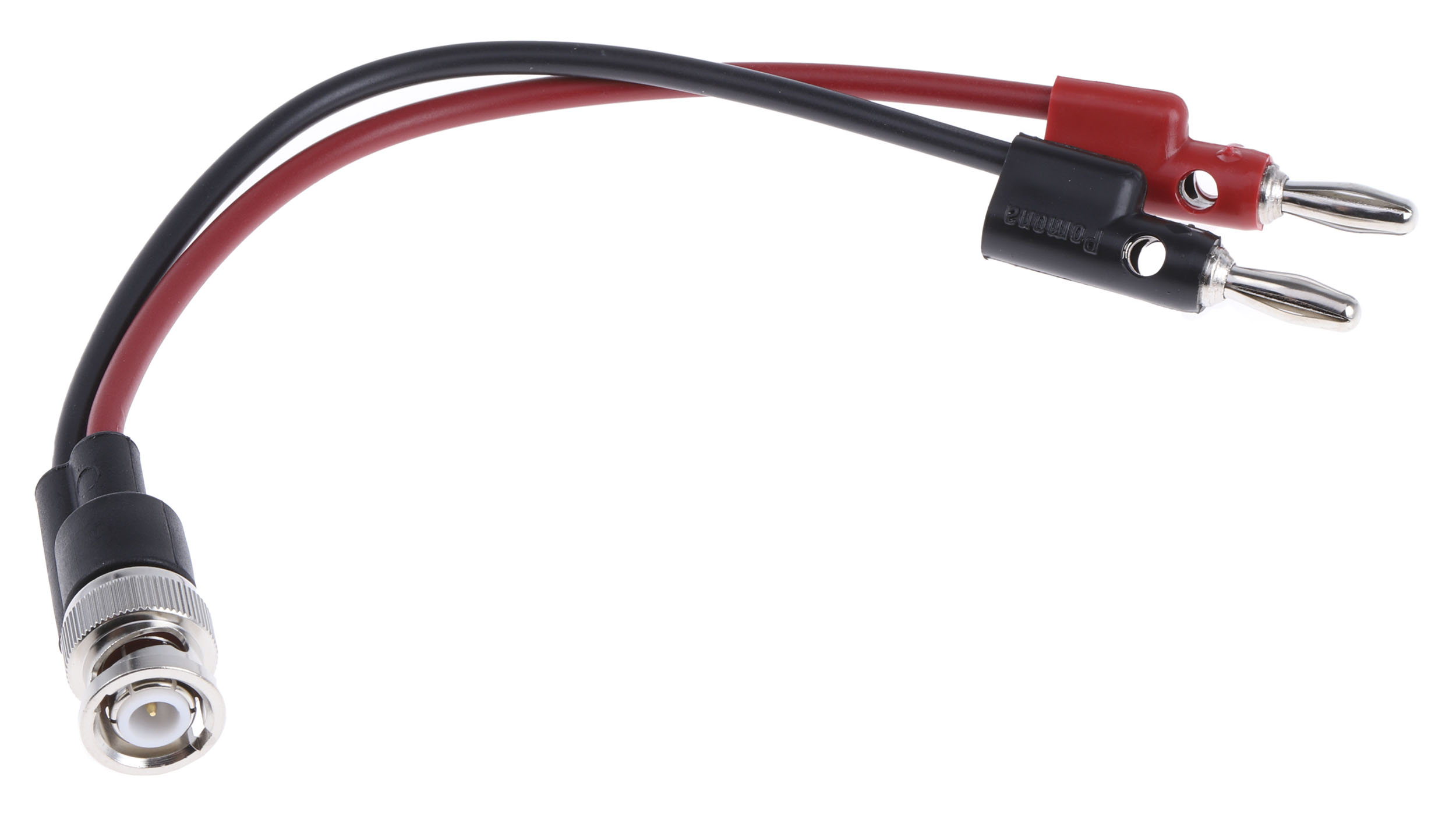 3957 Pomona BNC Test Lead, 500V ac, Black, Red, 140 mm Lead Length