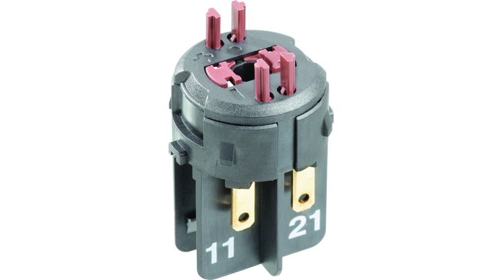 RAFI 1.20.126 Series Contact Block for Use with RAFIX 22 FS+ Series Switches, 35V, 2NO