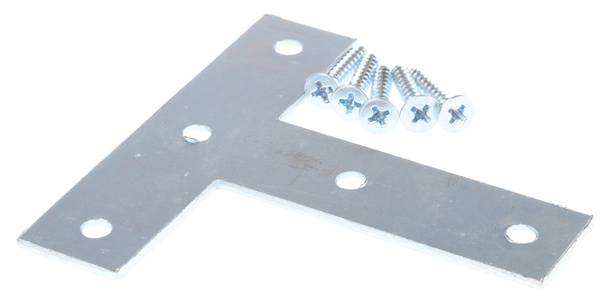 RS PRO Zinc Plated Steel Bracket 5 Hole
