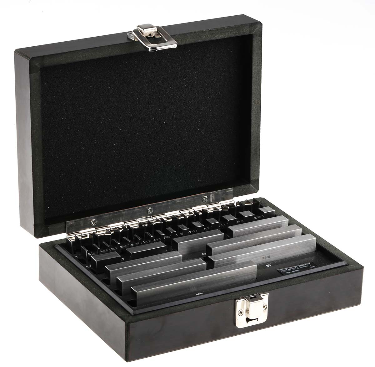RS PRO Gauge Block Set Steel Metric, 47 piece