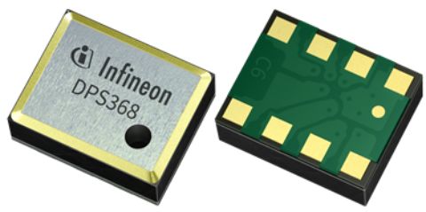 Infineon Barometric Pressure Sensor, 120kPa Operating Max, Surface Mount, 8-Pin, VLGA