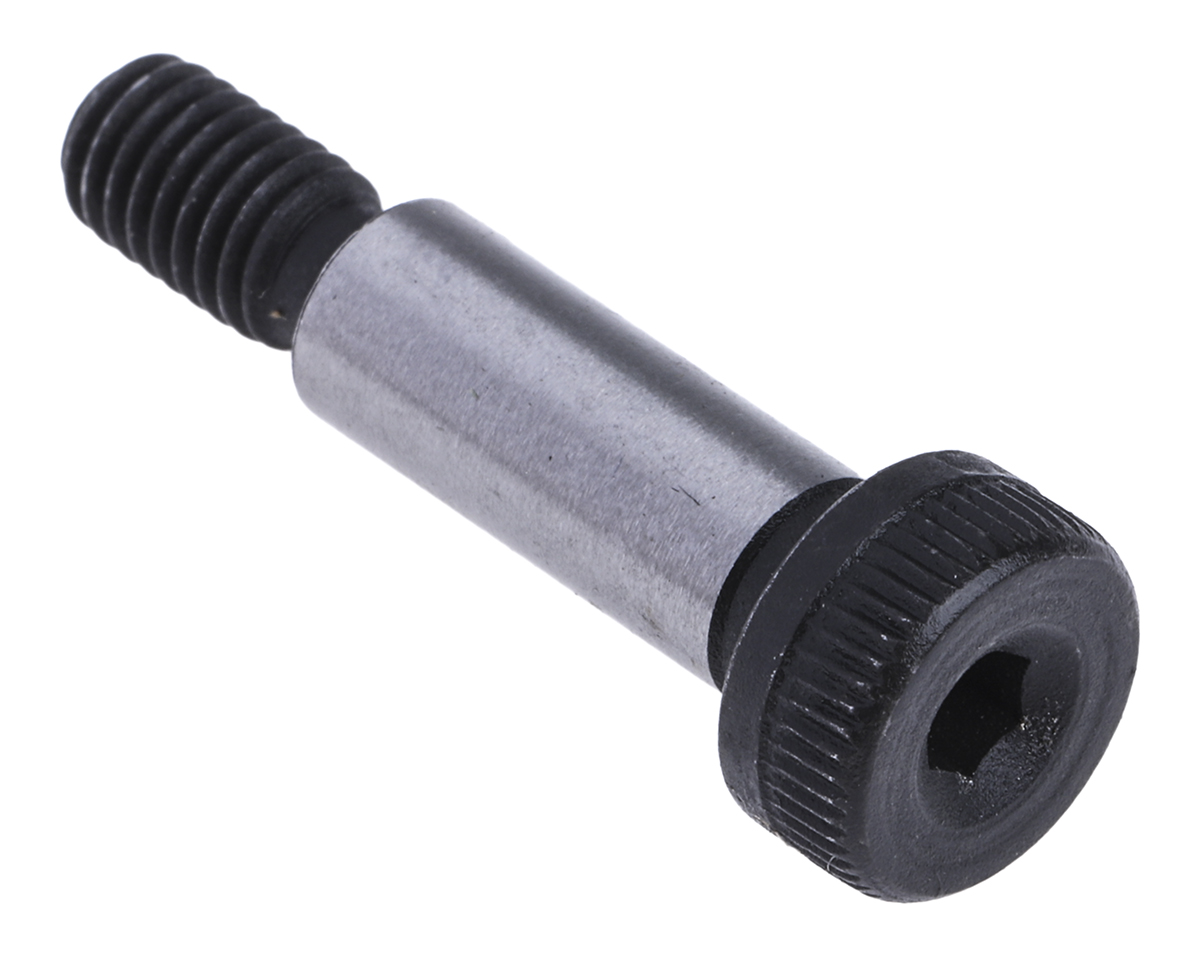 RS PRO M5 Shoulder Bolt, Steel, Hex Socket, 16 mm, Shoulder Dia. 6 mm