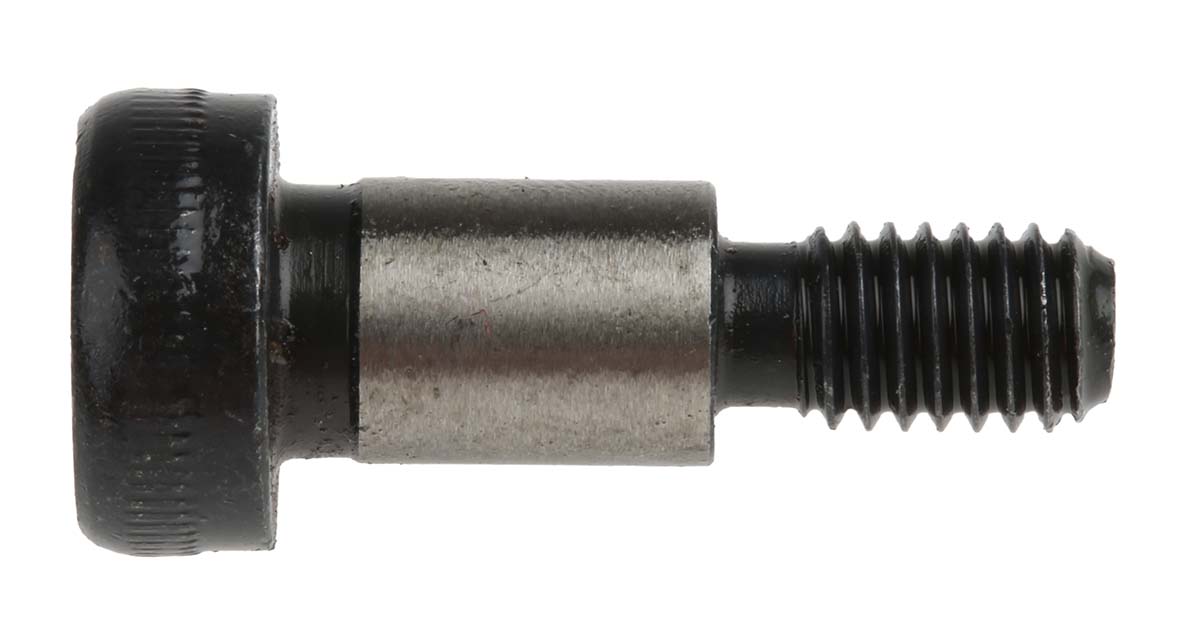399-173 RS PRO M6 Shoulder Bolt, Steel, Hex Socket, 12 mm, Shoulder Dia. 8 mm