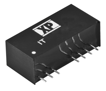 XP Power IT DC-DC Converter, 15V dc/ 200mA Output, 18 → 75 V dc Input, 3W, Through Hole, +100°C Max Temp -40°C