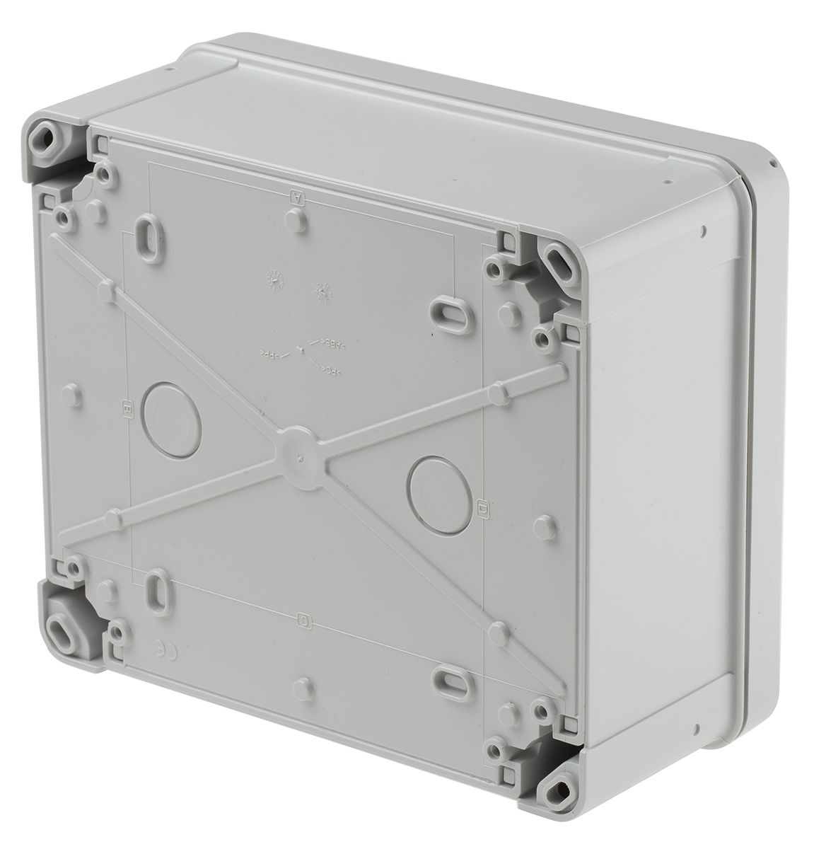 nsytbp19168 Thalassa TBP IP66 Wall Box, Polycarbonate, Grey, 192 x 164 x 87mm