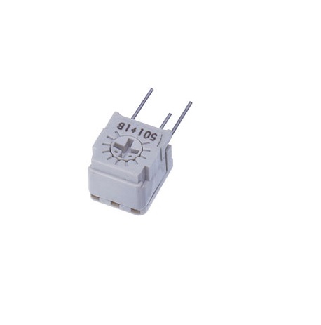 Through Hole Trimmer Potentiometer 0.5W Side Adjust Nidec Components