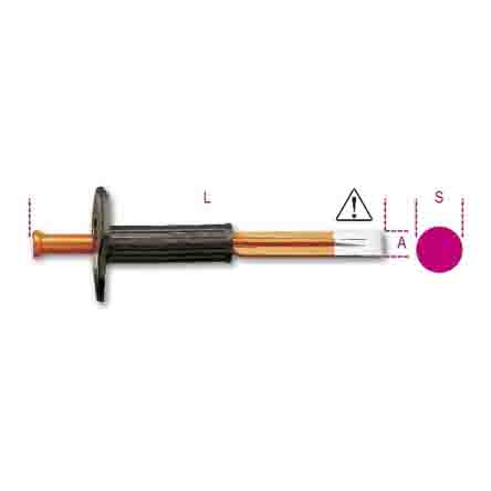 BETA Chrome Vanadium Masonry Chisel, 50 mm Blade Width