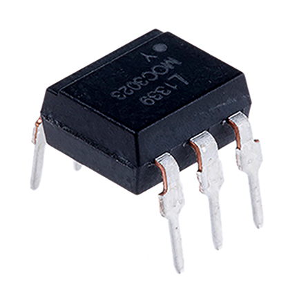 Lite-On, MOC3023 Triac Output Optocoupler, Through Hole, 6-Pin PDIP