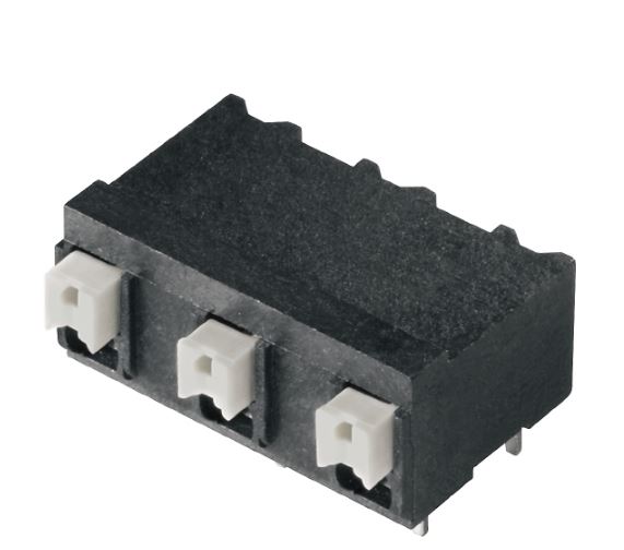 Weidmuller LSF Series PCB Terminal Block, 5-Contact, 7.62mm Pitch, Surface Mount, 1-Row, Through Hole Termination