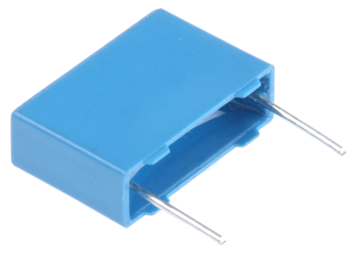 EPCOS B32521 Polyester Film Capacitor, 40 V ac, 63 V dc, ±5%, 1μF, Through Hole