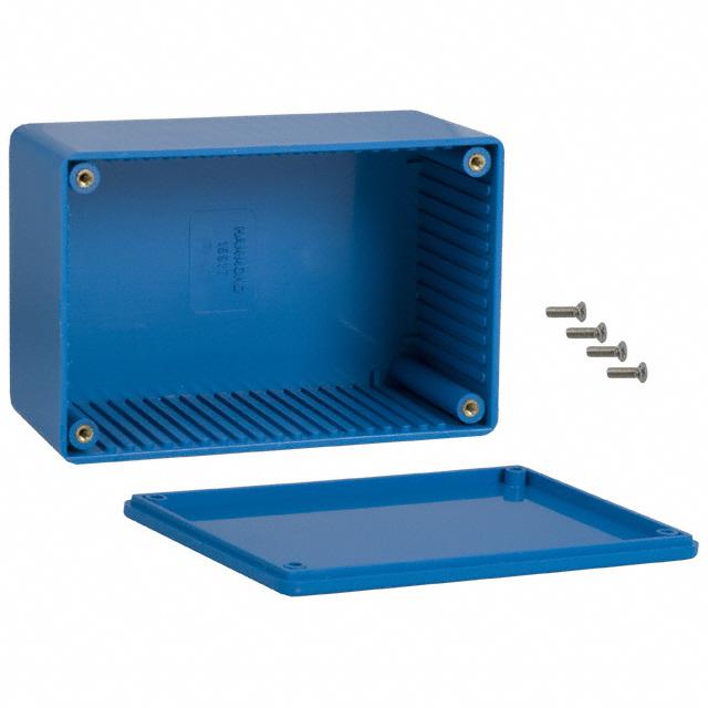 Hammond Manufacturing 1591TBU Multipurpose Blue ABS Plastic Box