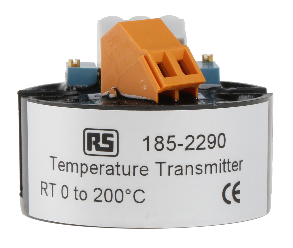 185-2290 RS PRO Temperature Transmitter PT100 Input, 12 → 36 V dc
