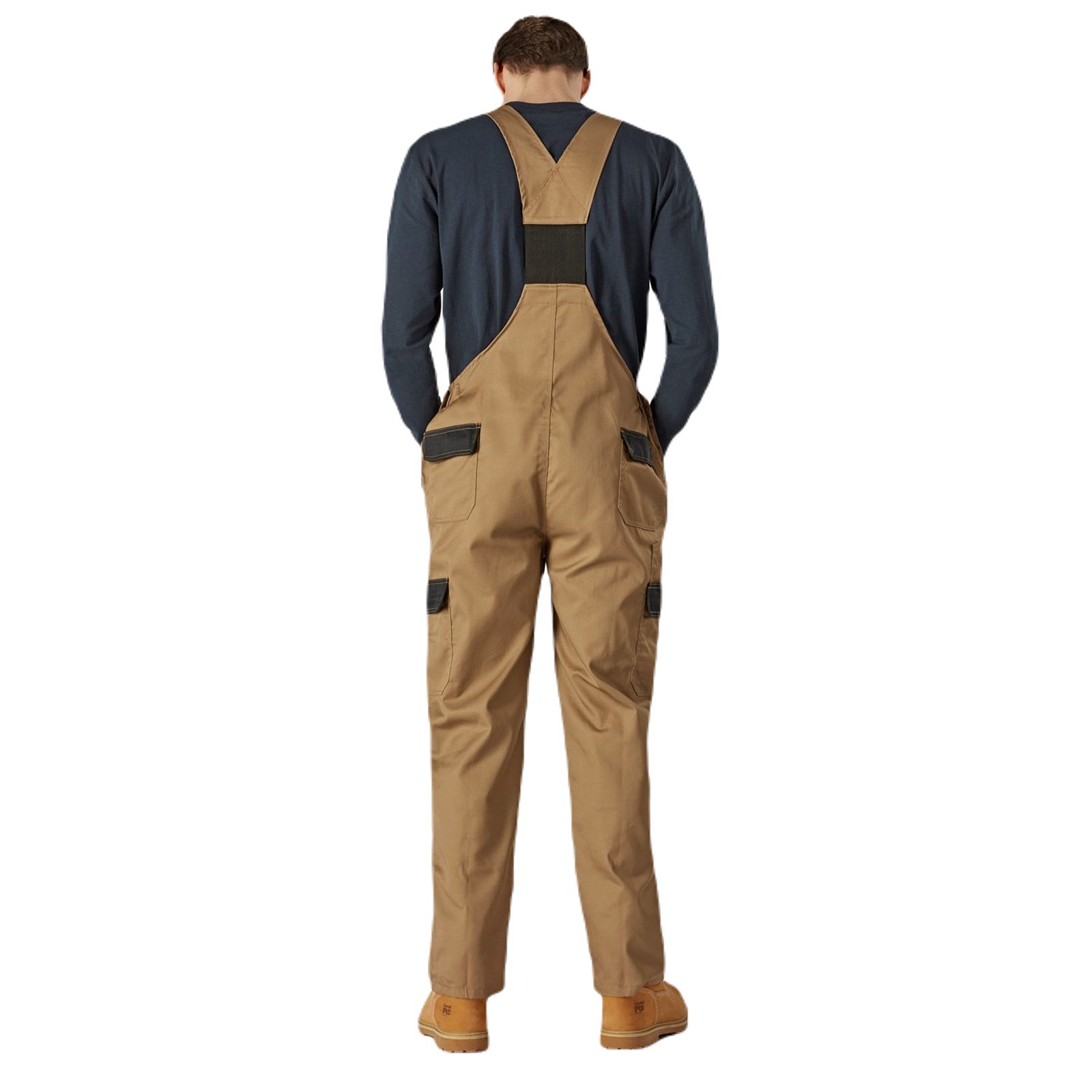 dk0a867nk151 Dickies Khaki Reusable Bib & Brace, XXL