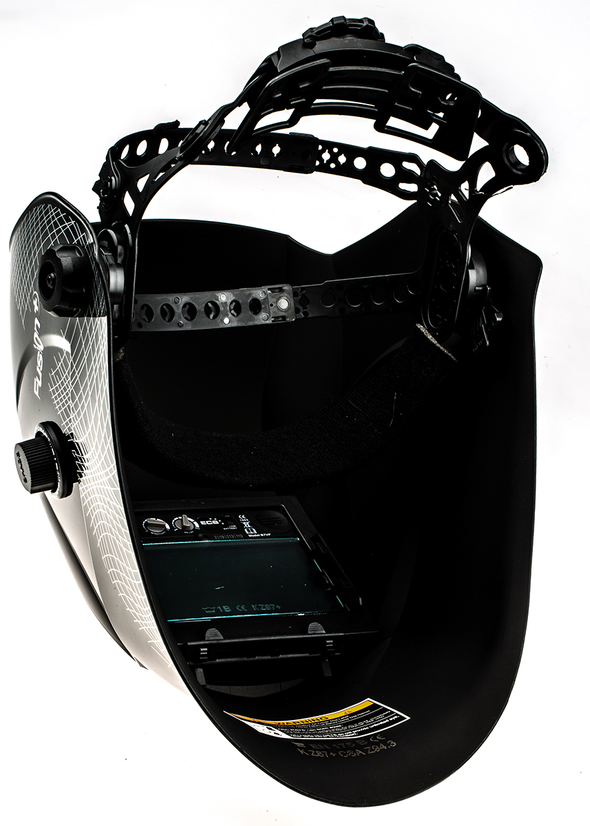 fusv Bolle Safety FUSION+ Flip-Up Welding Helmet, Adjustable Headband, 100 x 53mm Lens