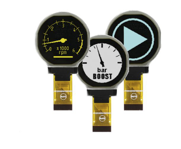 Display Visions 1.18in White Passive matrix OLED Display 128 x 128pixels COB I2C, SPI Interface