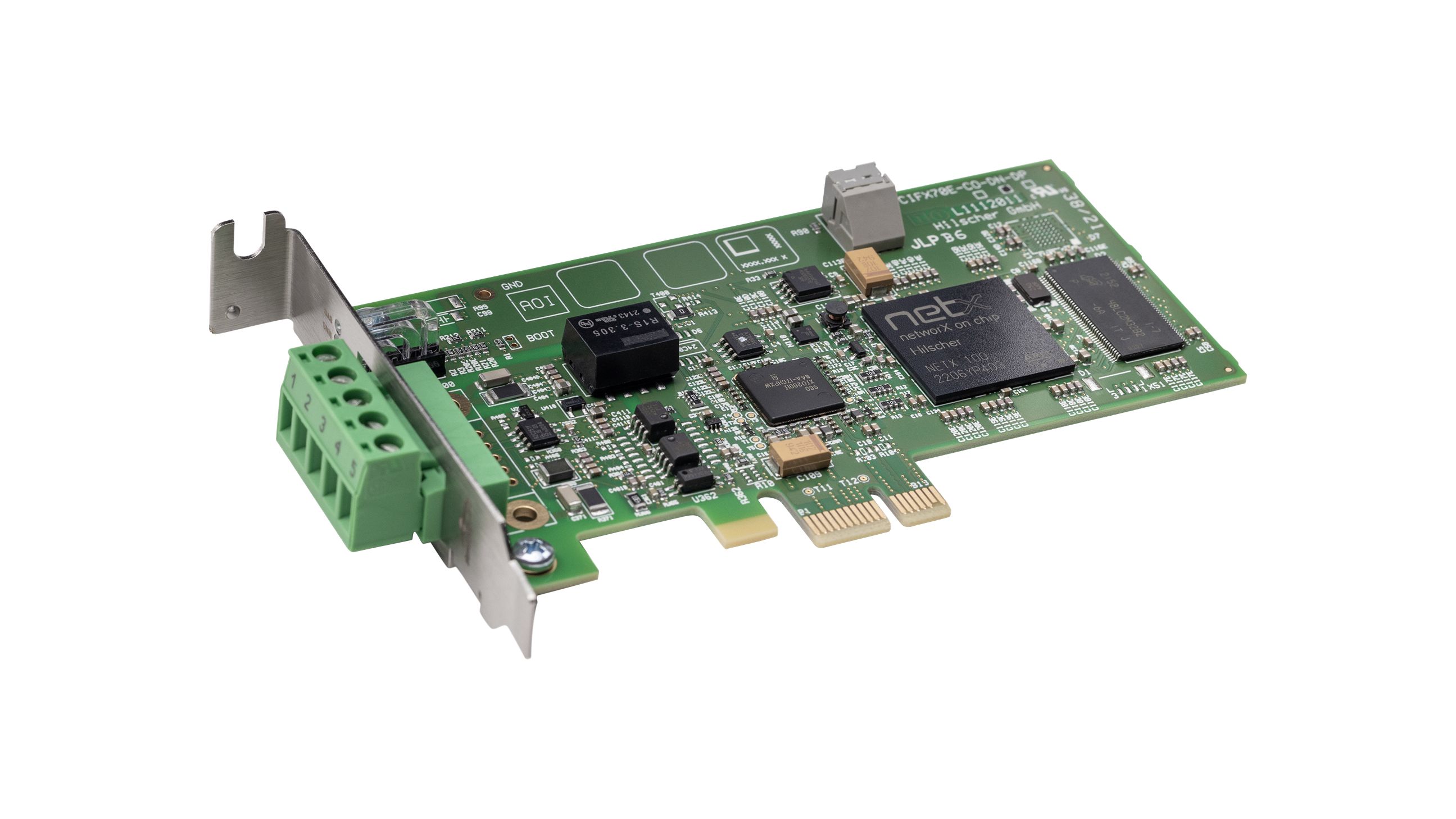 cifx-70e-dnml Hilscher 1 Low Profile PCI Express 5 Pin COMBICON Serial Card