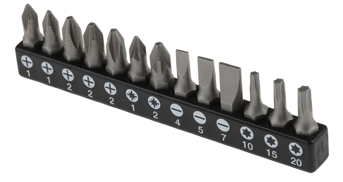 144-7958 RS PRO 50-Piece 1/2 in; 1/4 in; 3/8 in Standard Socket/Bit Set with Ratchet