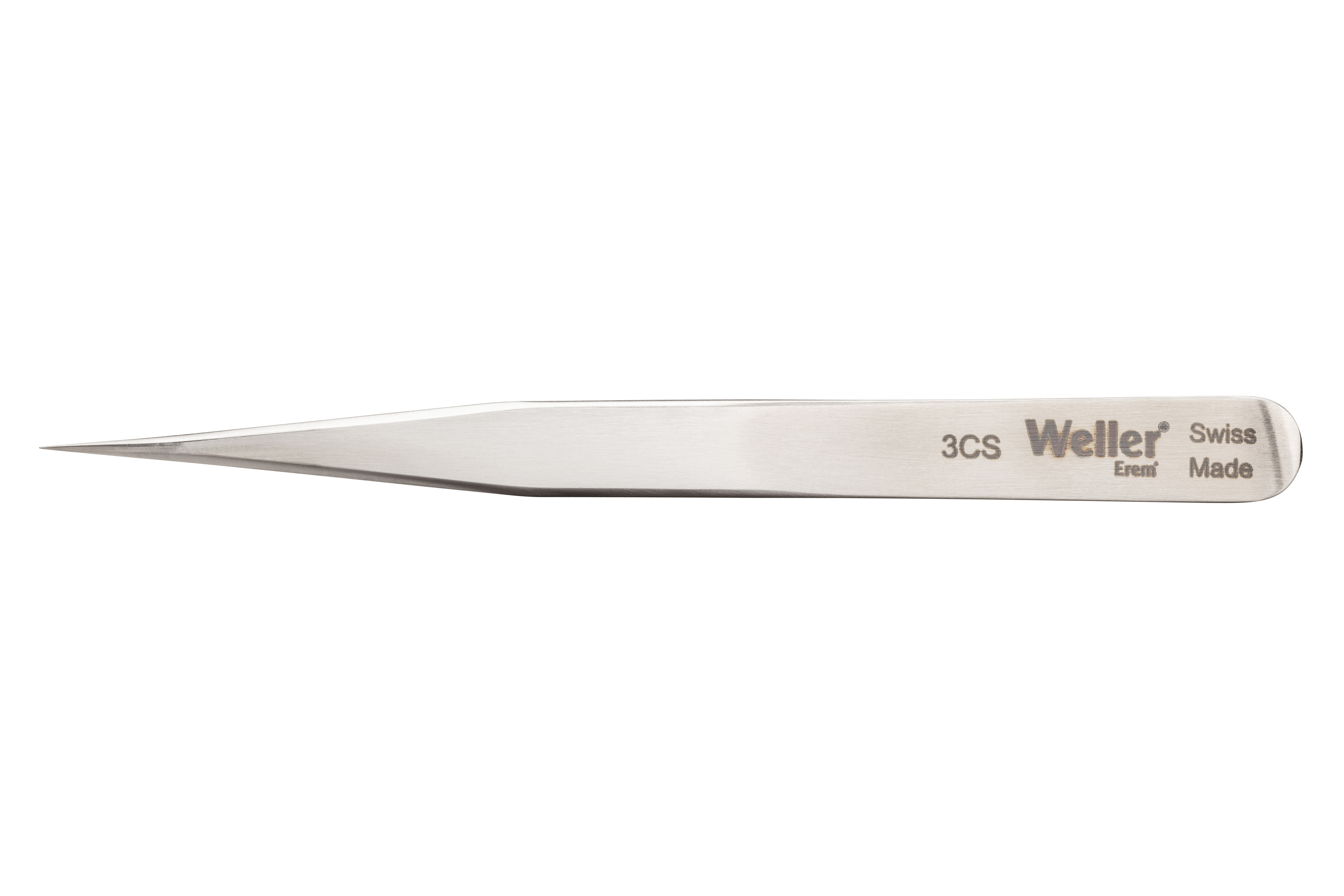 3cs Weller Erem 110mm Stainless Steel Pointed Tweezer