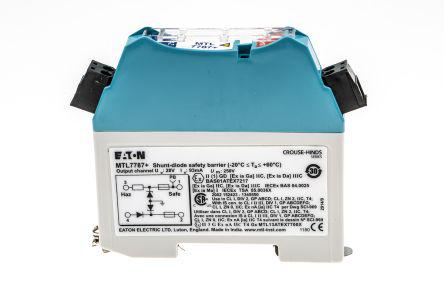2 Channel Barrier with Analogue Output, 27 V dc max, 93mA max