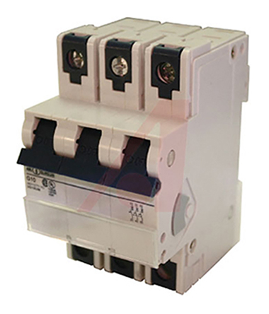 Altech V-EA Thermal Circuit Breaker - 3-Pole, Cable, 50A Current Rating, 10 kA, 277V ac