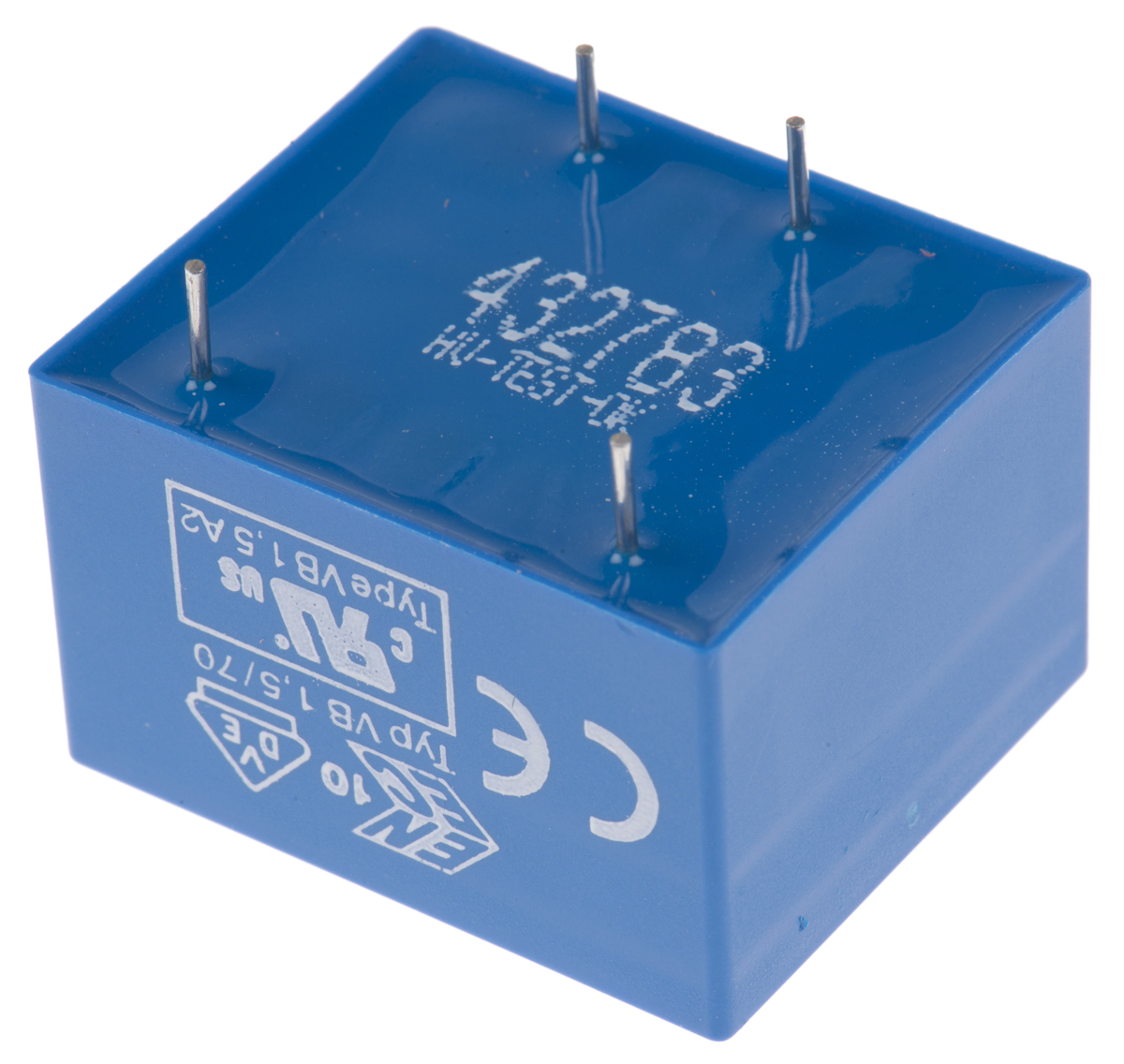 vb-15112 Block 12V ac 1 Output Through Hole PCB Transformer, 1.5VA