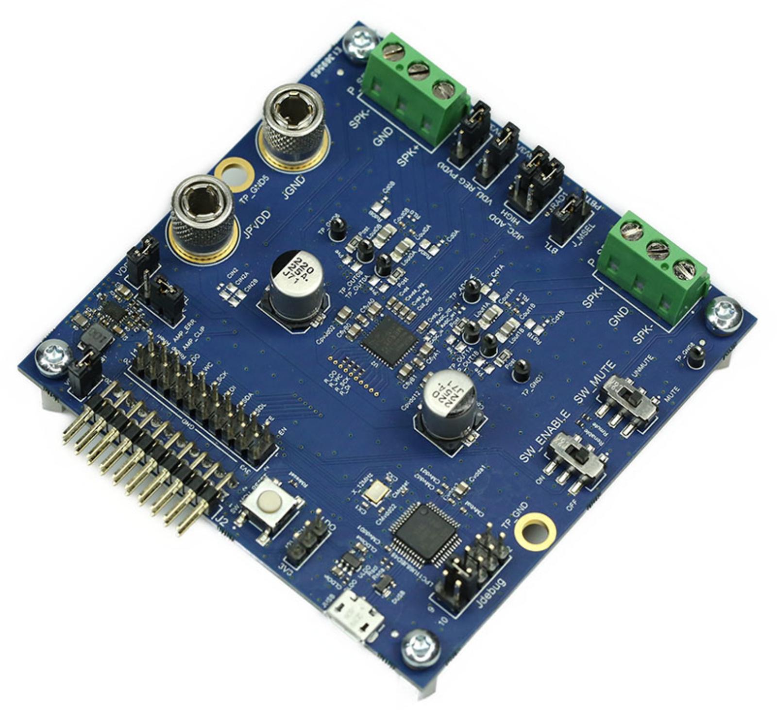 Infineon EVALAUDIOMA2304PNSTOBO1, EVALAUDIOMA2304PNSTOBO1 Audio Amplifier Evaluation Board for MA2304PNS for