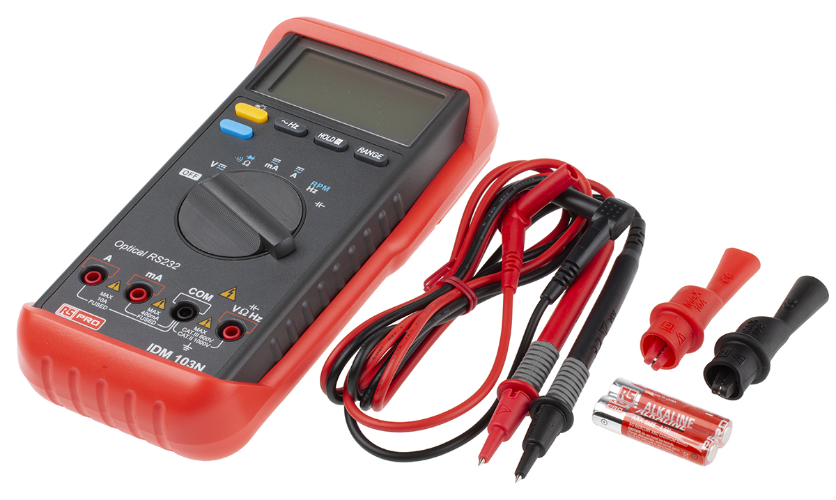 123-3235 RS PRO IDM103N Handheld Digital Multimeter