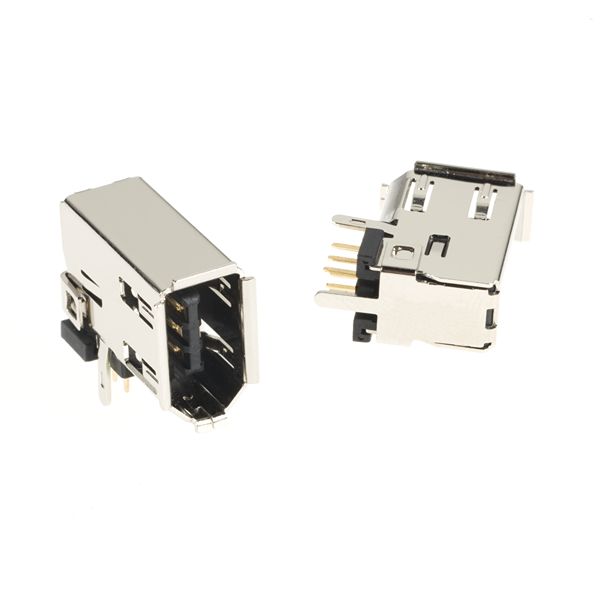 3M, 3E106 6 Way Right Angle Board I/O Firewire Connector Male