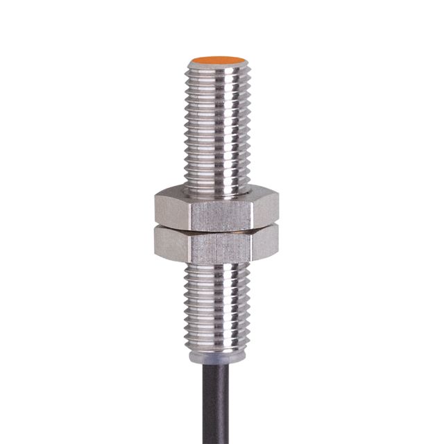 ifm electronic Inductive Threaded Barrel Proximity Sensor, M8, 2 mm Detection, PNP NC, 10 → 36 V dc