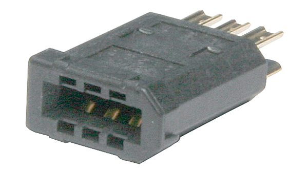 3M, I/O Interconnect System 2.0 mm for IEEE 1394 6 Way Firewire Connector Female
