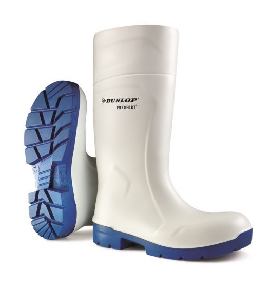 Dunlop White Steel Toe Capped Unisex Safety Boots, UK 6, EU 39