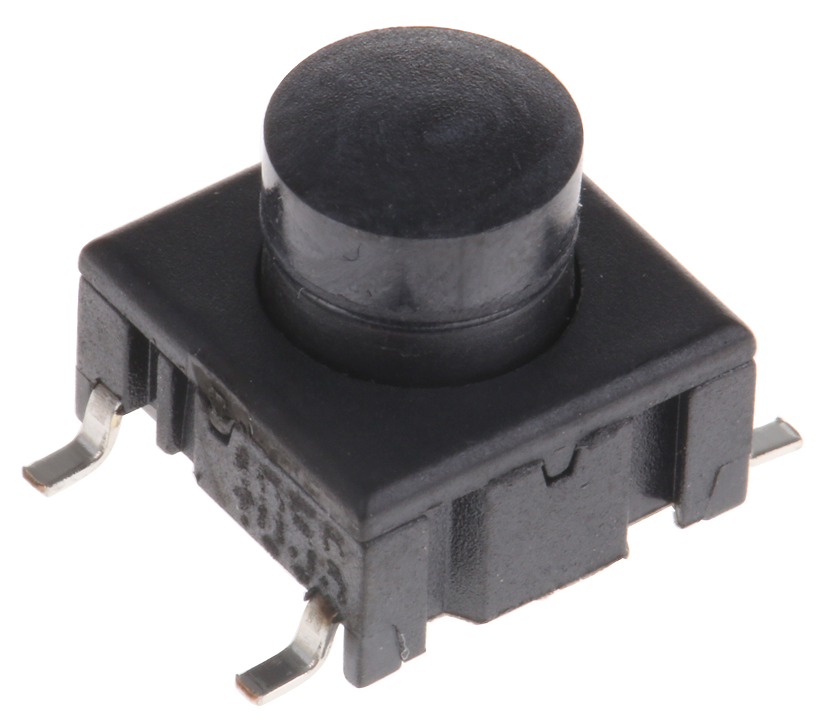 MEC IP67 Black Tactile Switch Button, 4.4 mm, SPST 50 mA 24 V dc, PCB