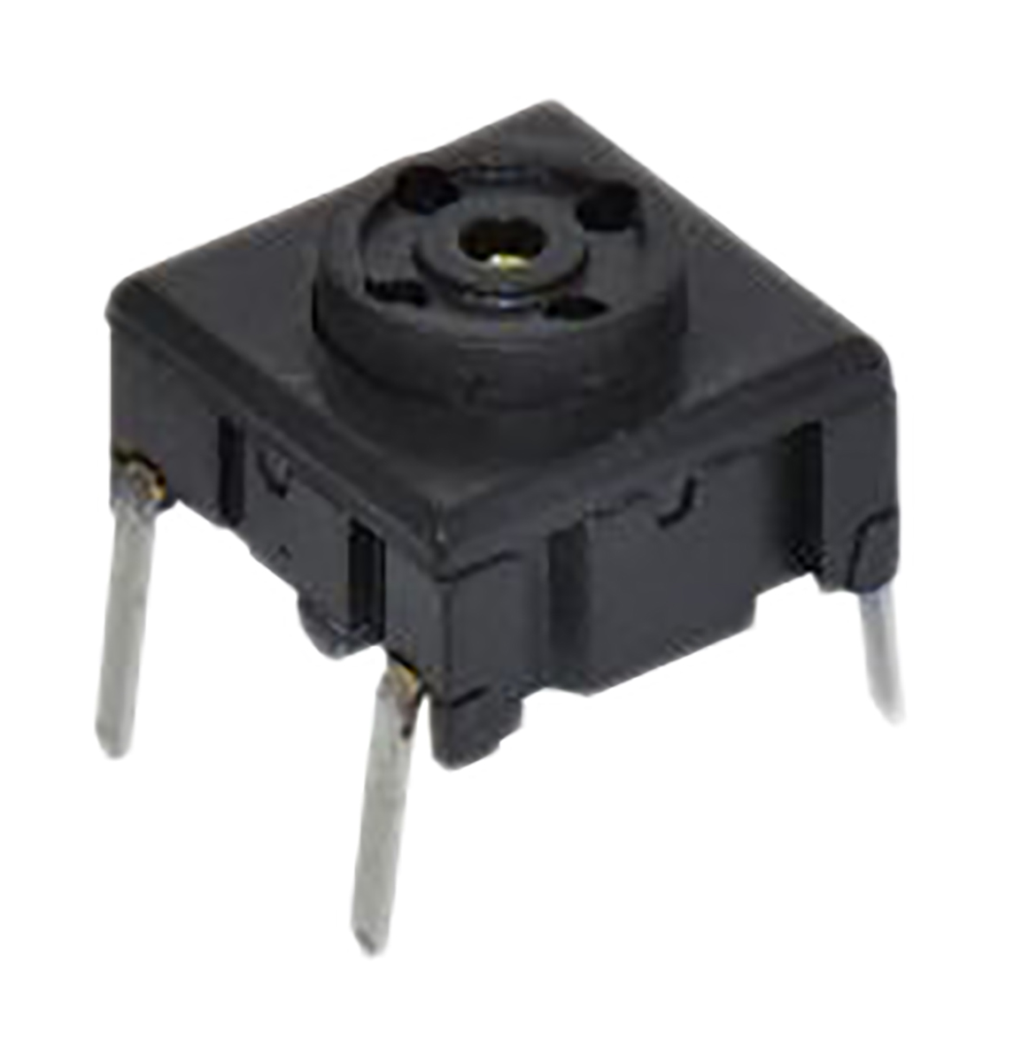 MEC IP67 Black Tactile Switch Flat, 6.5 mm, SPST 50 mA 24 V dc, PCB