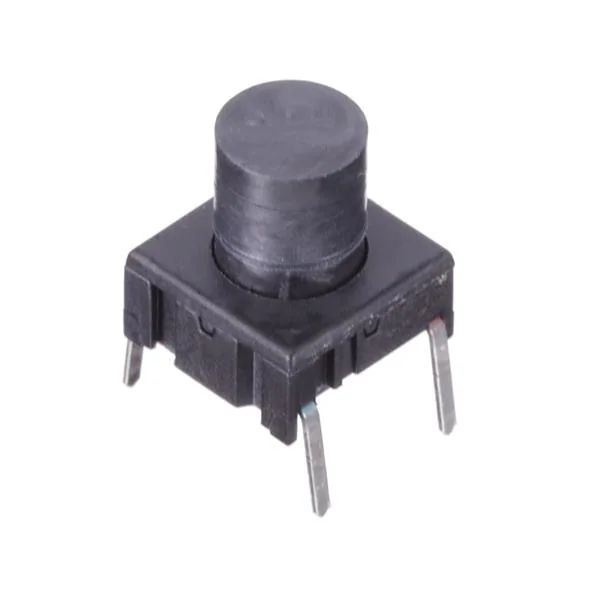 MEC IP67 Black Tactile Switch Flat, 6.5 mm, SPST 50 mA 24 V dc, PCB