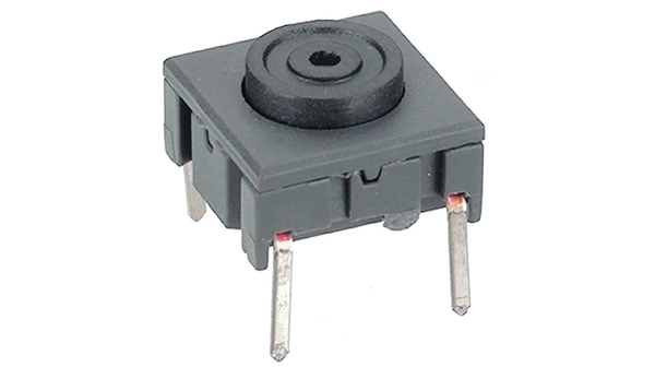 MEC IP67 Black Tactile Switch, 1 NO 50 mA, 50 V ac 24 V dc, Through Hole