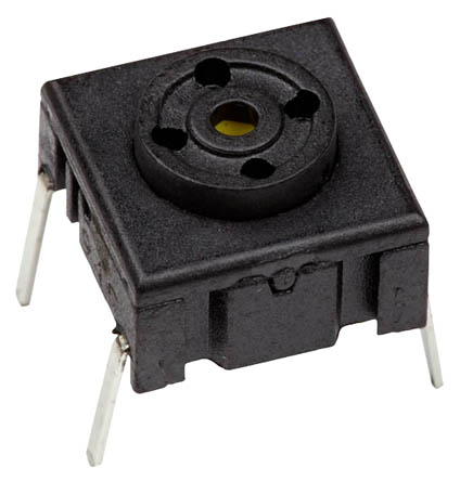 MEC IP67 Black Tactile Switch, SPST 50 mA 24 V dc, Surface, Through Hole