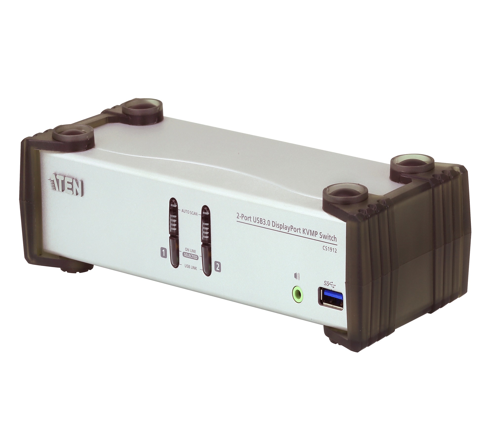 Aten 2 Port USB DisplayPort KVM Switch, Stereo 3840 x 2160 Maximum Resolution