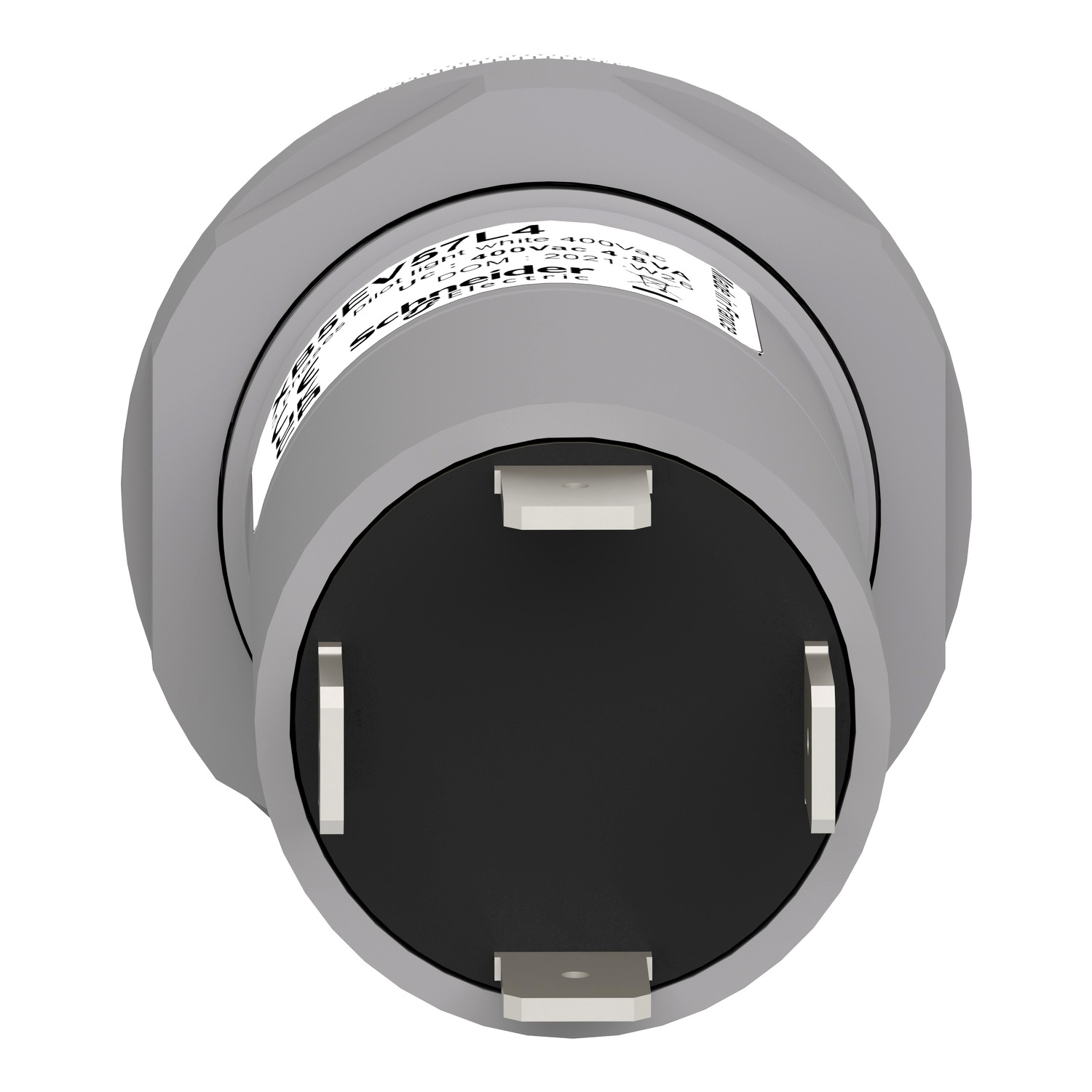 xb5ev57l4 Schneider Electric Harmony XB5 White LED Pilot Light, 30mm Cutout, IP67, Round, 400 V