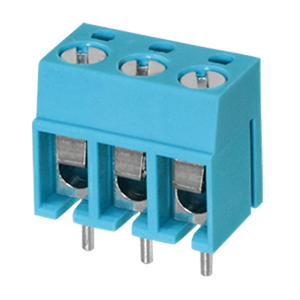 Same Sky PCB Terminal Block, 3-Contact, 5mm Pitch, Screw Mount