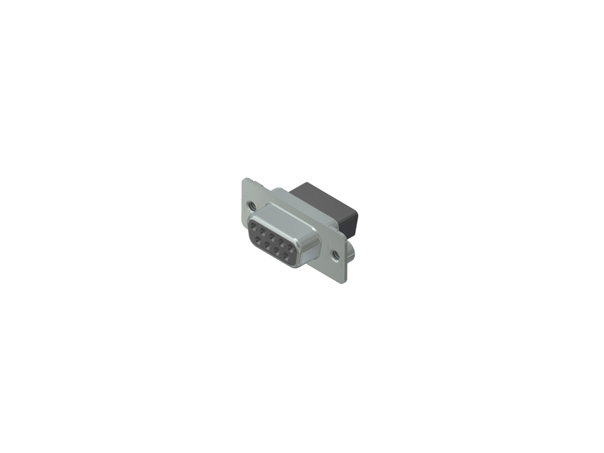 Amphenol CONEC DSS1 1 Way Panel Mount D-sub Connector Socket