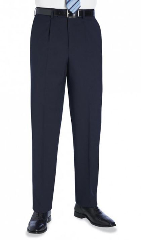 Brook Tavener 8525 Men's Black Polyester, Size 40 Waist Size 28 to 56 in W