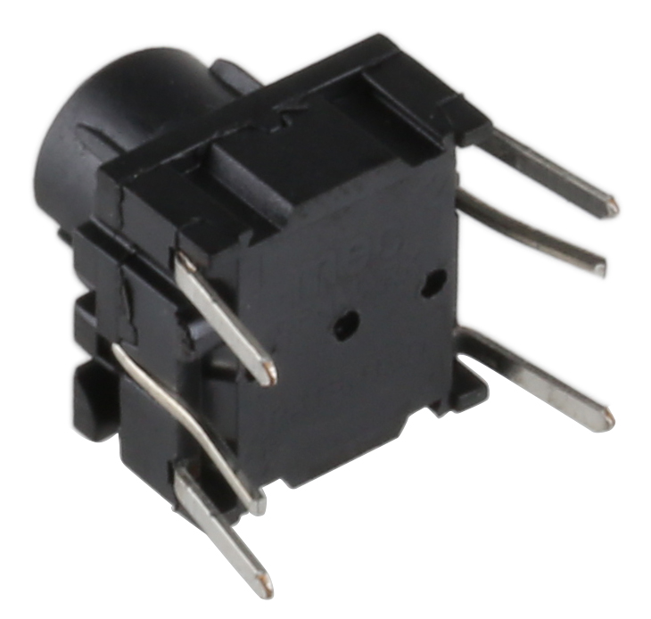 3fth900 MEC IP67 Blue Tactile Switch Side Cap, 6.5 mm, SPST 50 mA 24 V dc, PCB