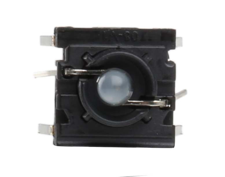 3fth900 MEC IP67 Blue Tactile Switch Side Cap, 6.5 mm, SPST 50 mA 24 V dc, PCB