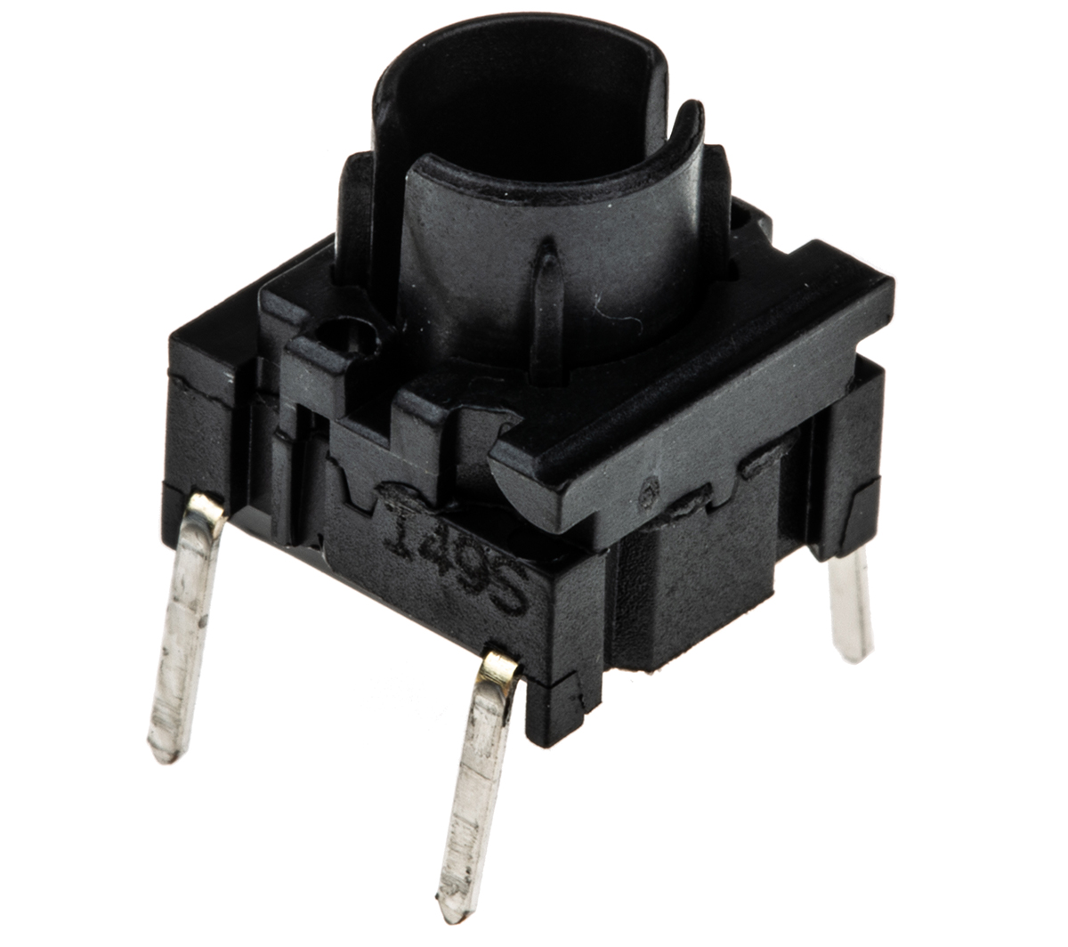 MEC IP67 Black Tactile Switch Cap, 4 mm, SPST 50 mA 24 V dc, Through Hole