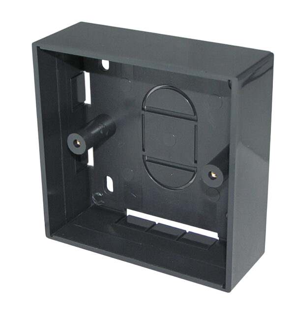 TUK Limited 3L Black ABS Back Box, Surface Mount Mount, 1 Gangs 89 mm 88mm 32 mm